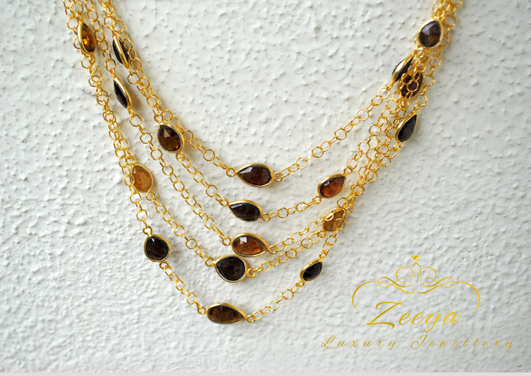 Multi String Brown Chain