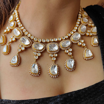 Bridal Polki Necklace Set