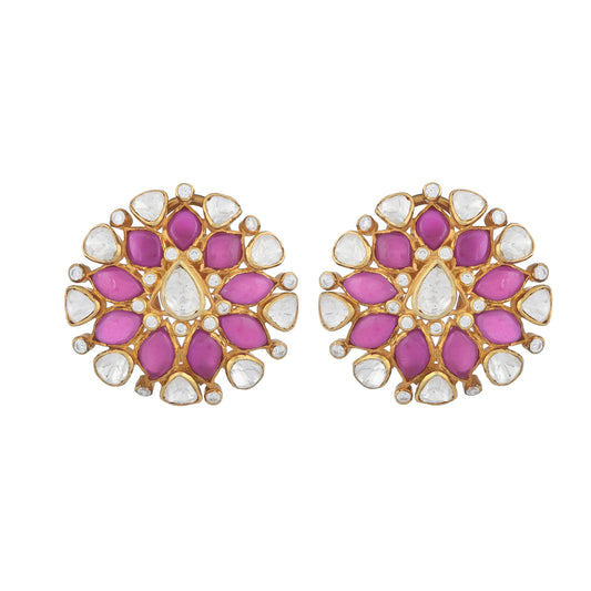 Ruby Polki Earrings