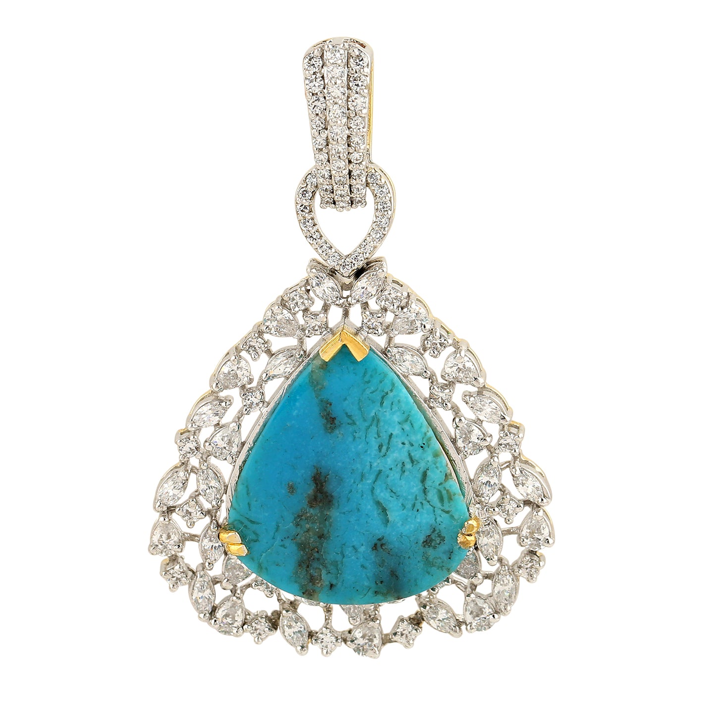 Turquoise Pendent Set