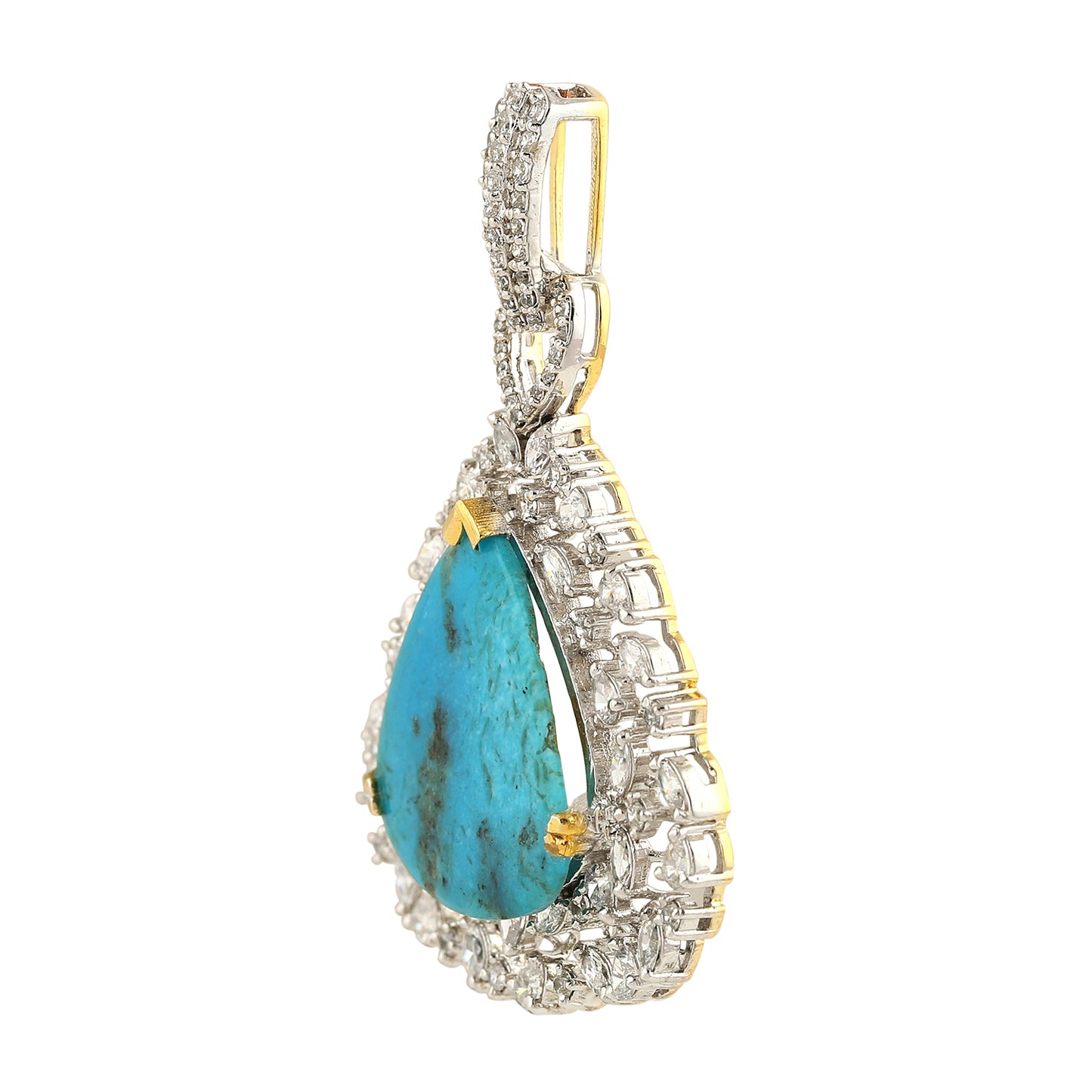 Turquoise Pendent Set