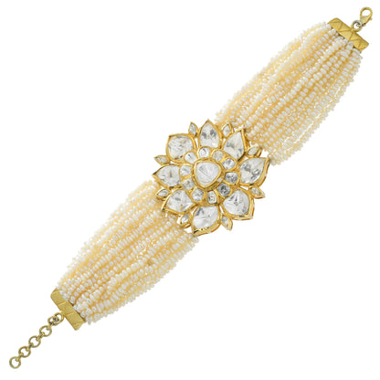 Statement Lotus Bracelet