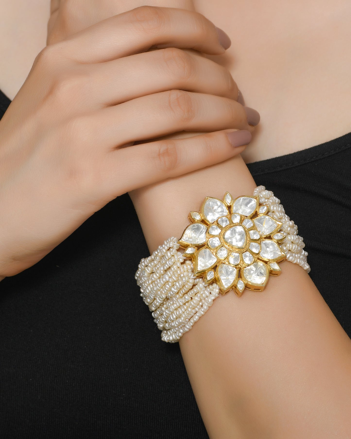 Statement Lotus Bracelet