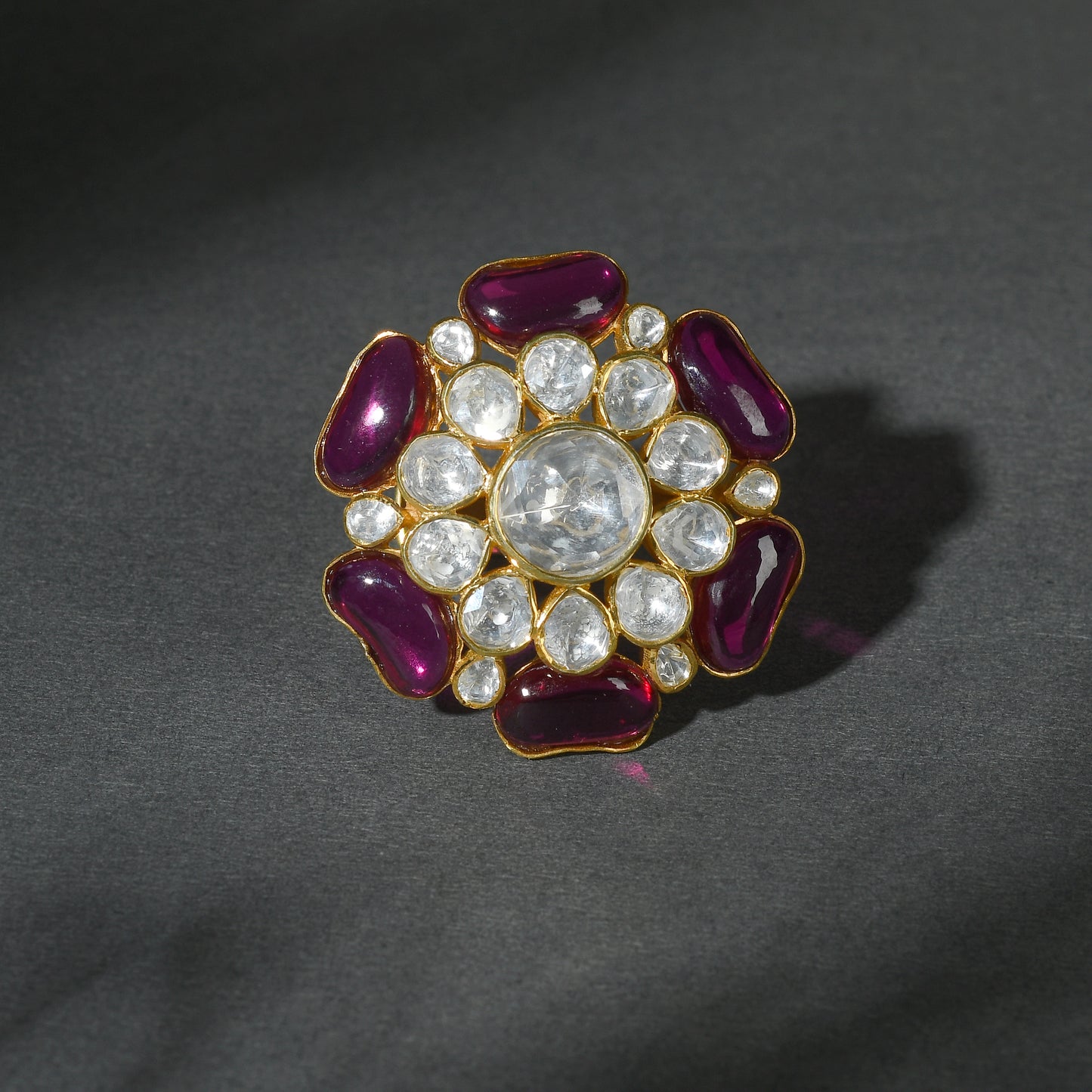 Oversized Ruby Ring