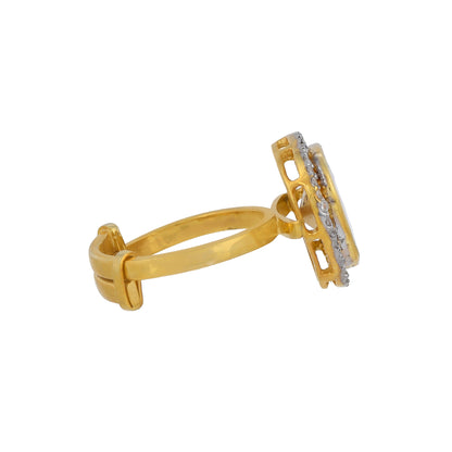 Classic Solitaire Polki Ring