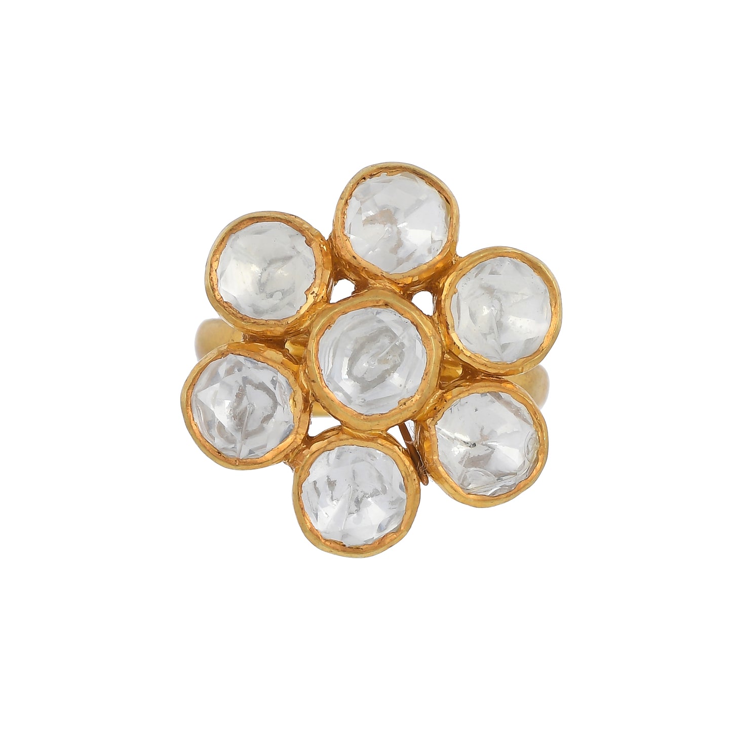 Floral Polki Ring