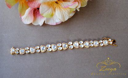 Polki Tennis Bracelet