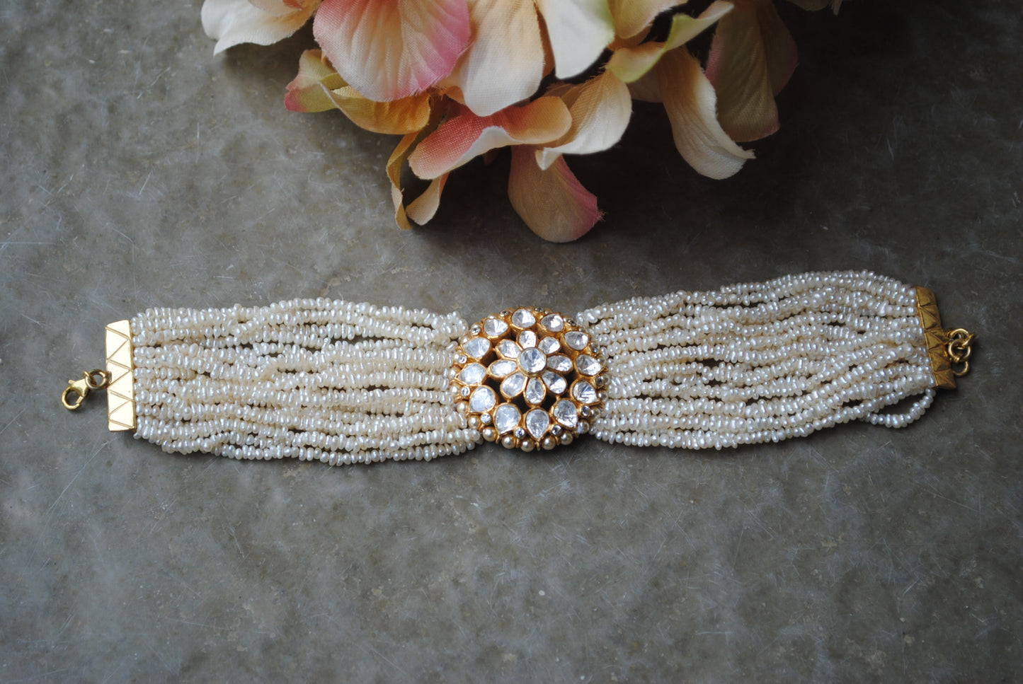 Polki Tennis Bracelet