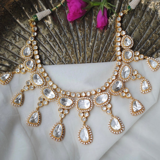 Bridal Polki Necklace Set