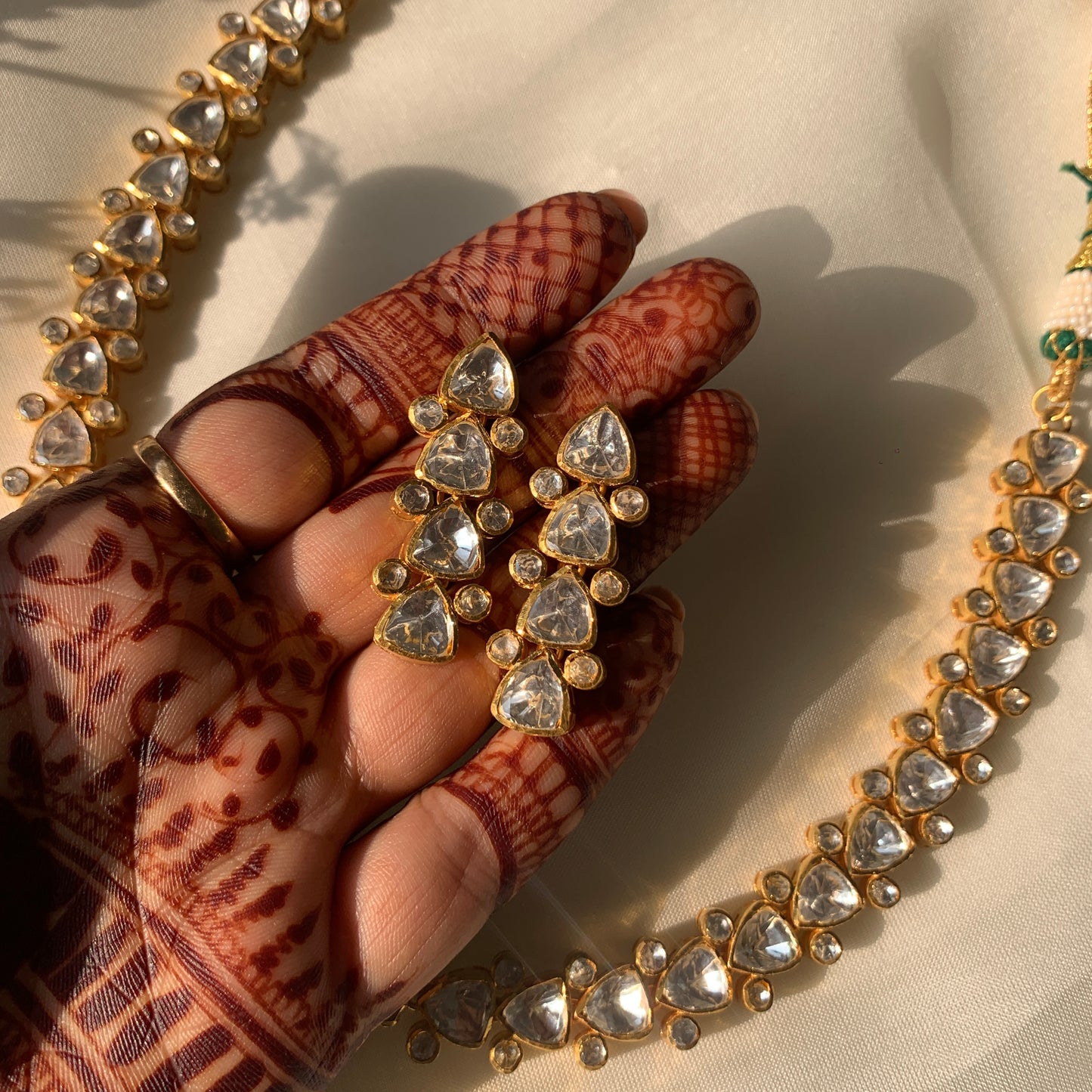 Delicate Polki Necklace