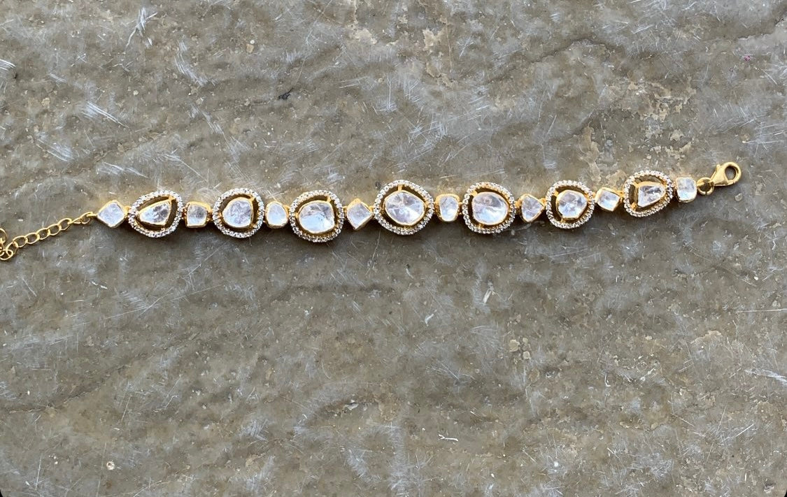 Polki Tennis Bracelet