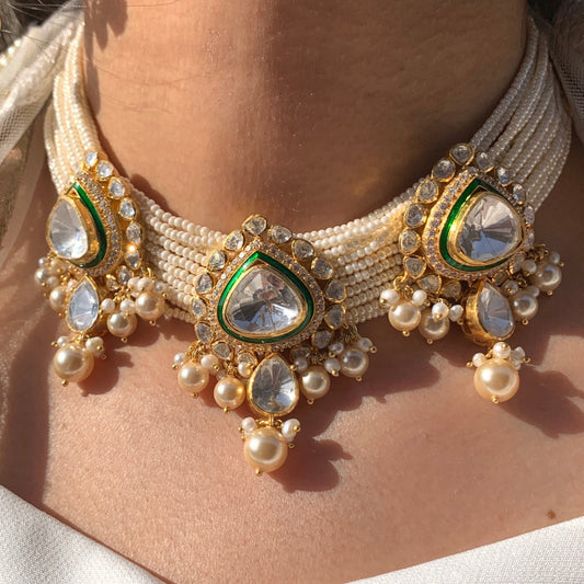 Sania Meenakari Choker Set