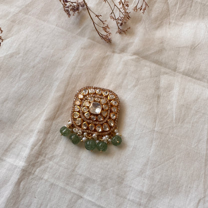 Polki Pendant Set