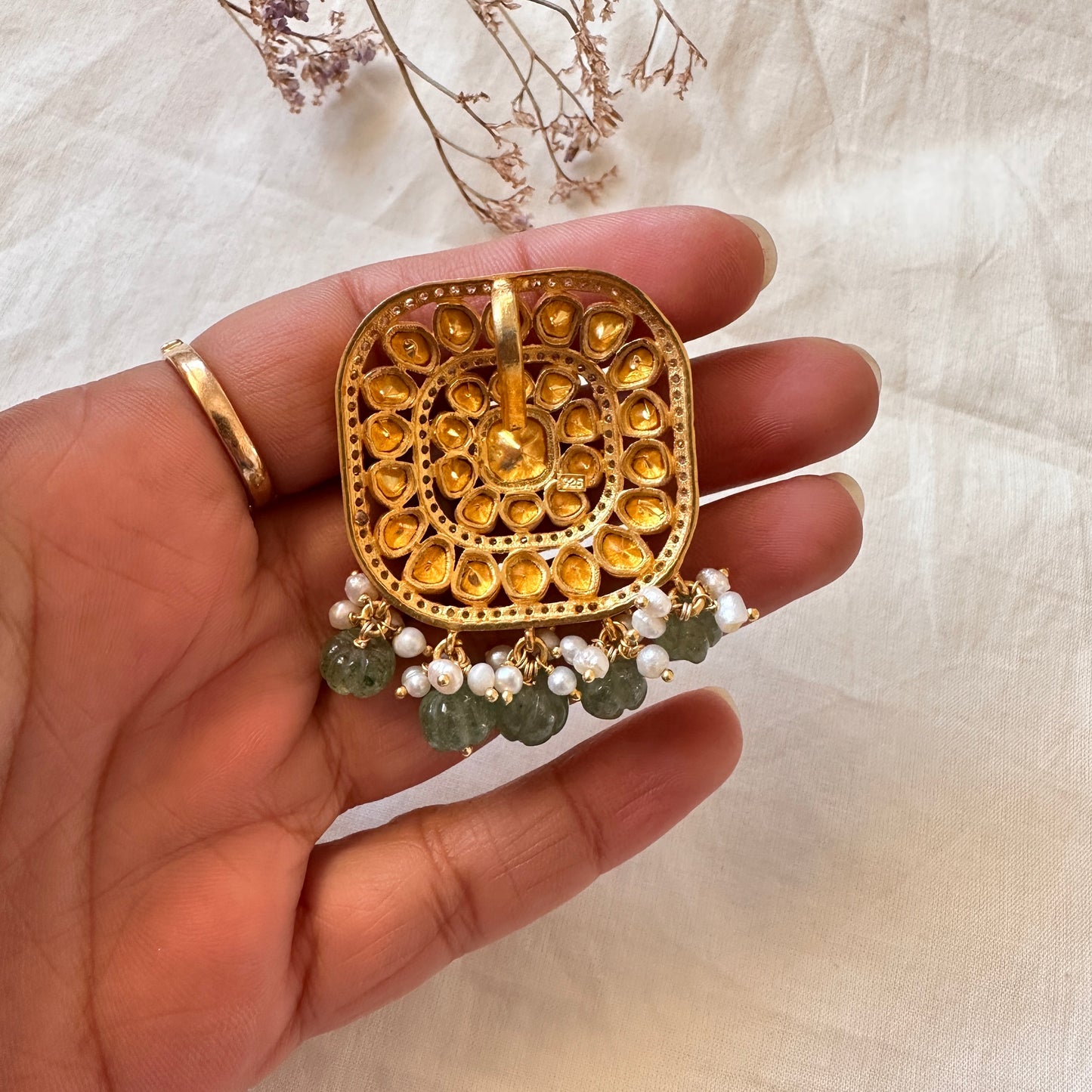 Polki Pendant