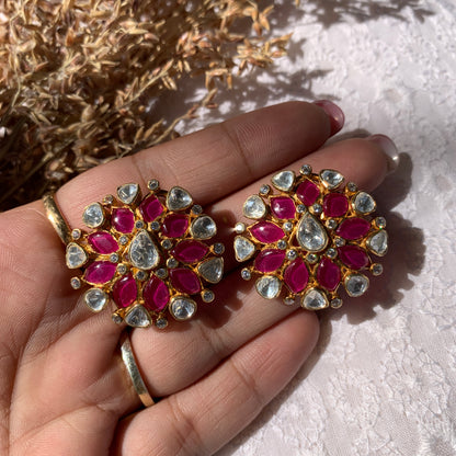 Ruby Polki Earrings