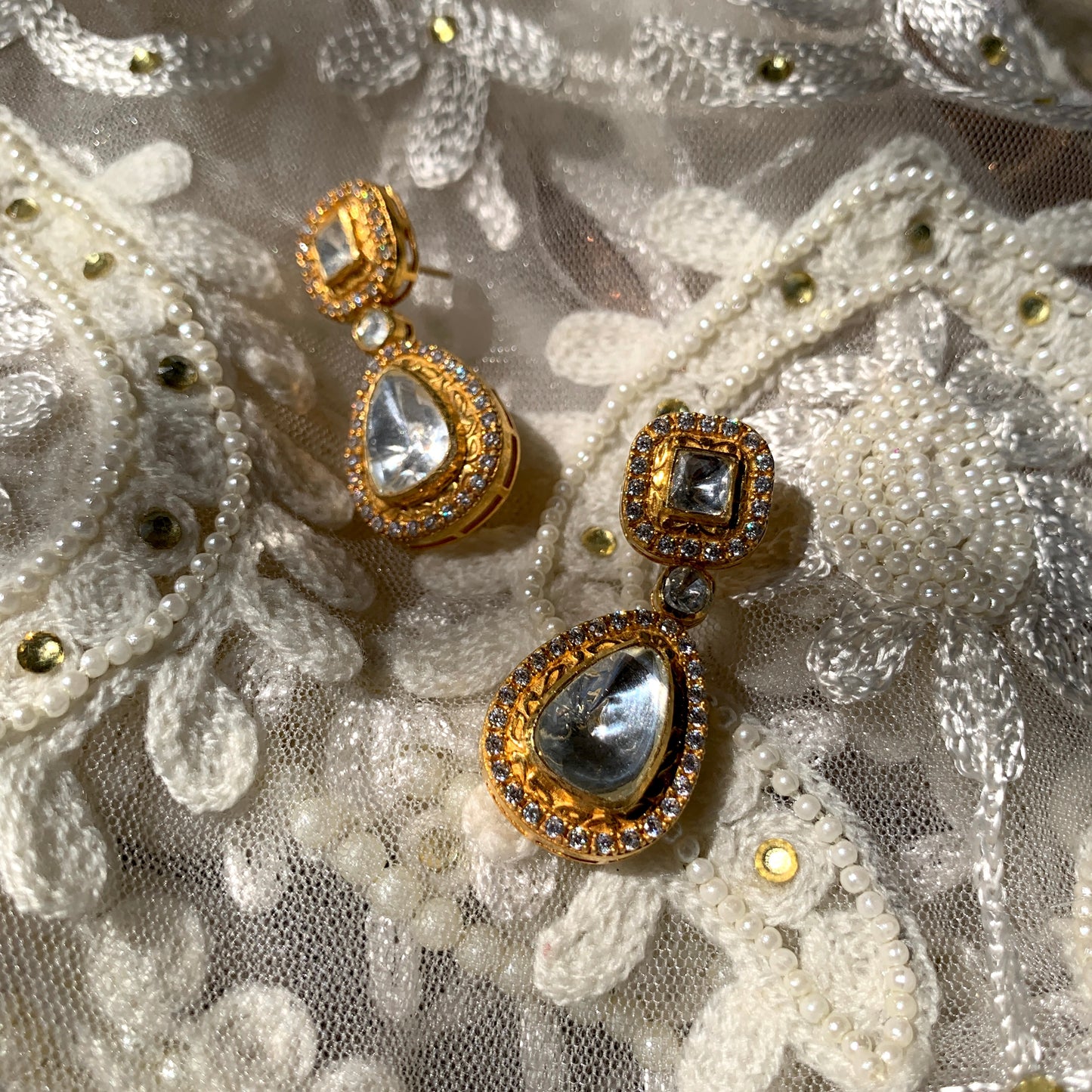 Classic Polki Earrings