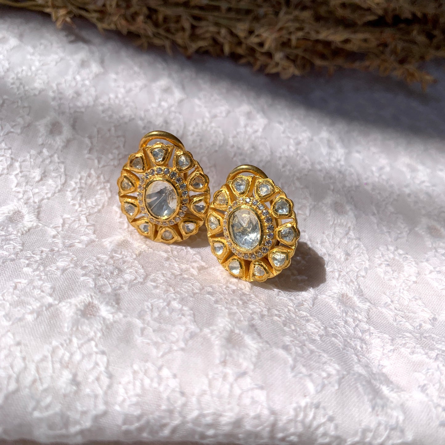 Polki Earrings