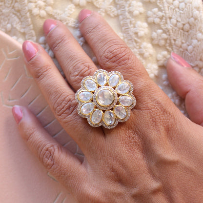 Fawha Polki Ring