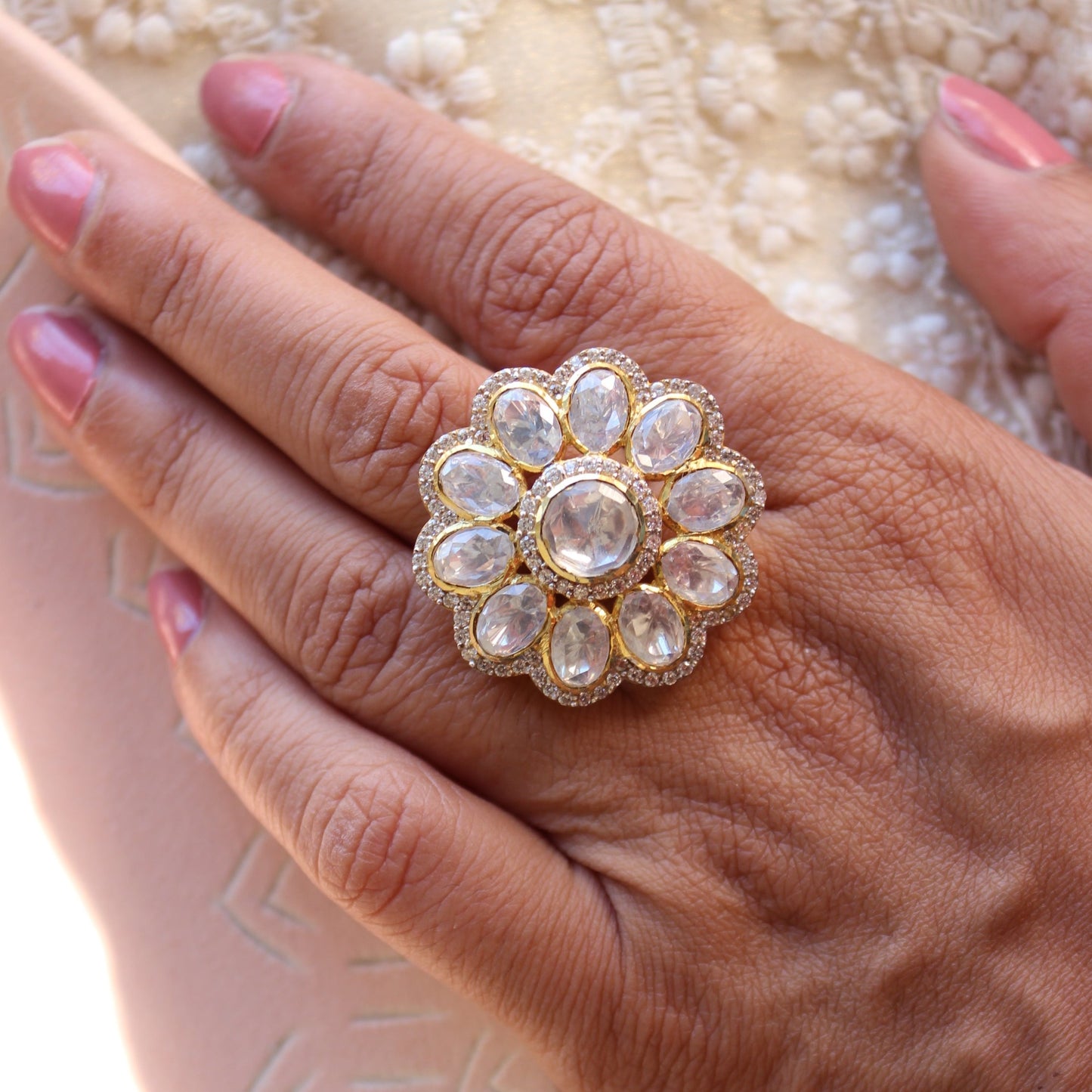 Fawha Polki Ring