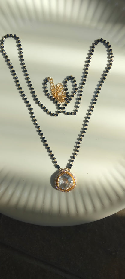 Mangalsutra Polki Pendant