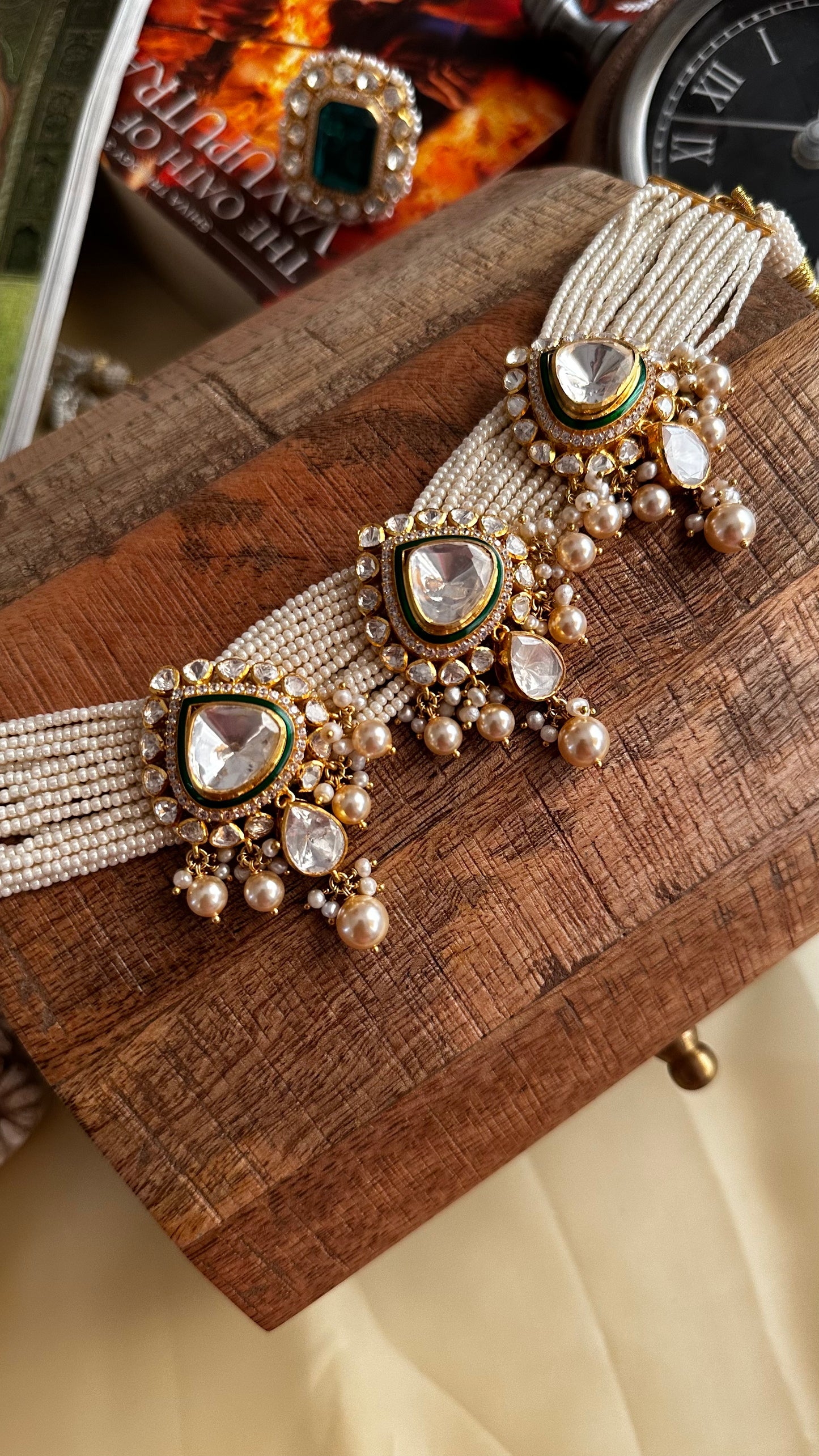 Sania Meenakari Choker Set