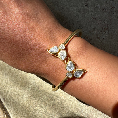 Floral Polki Bracelet