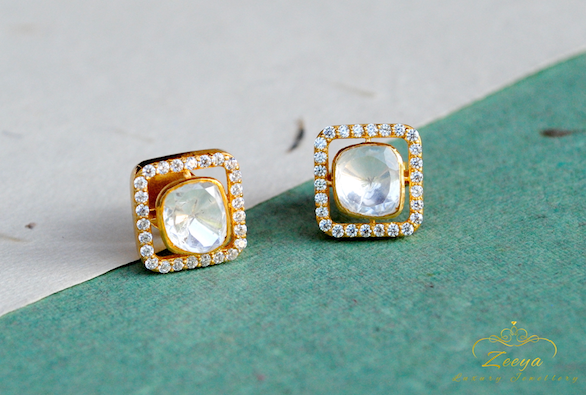 Polki Studs