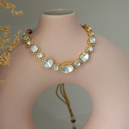 Statement Polki Necklace Set