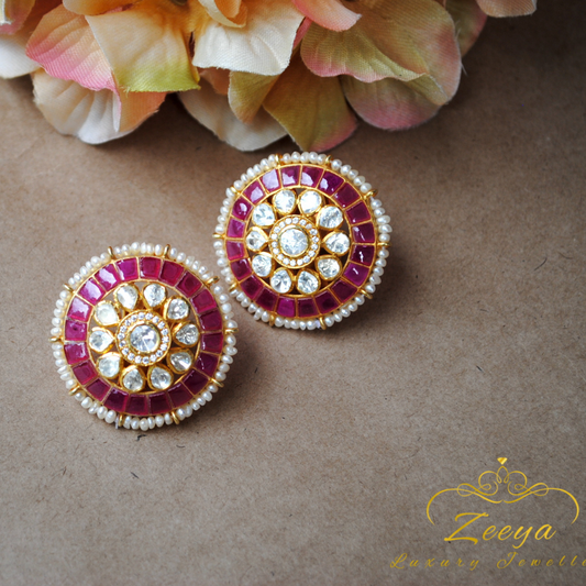 Meenakari Studs