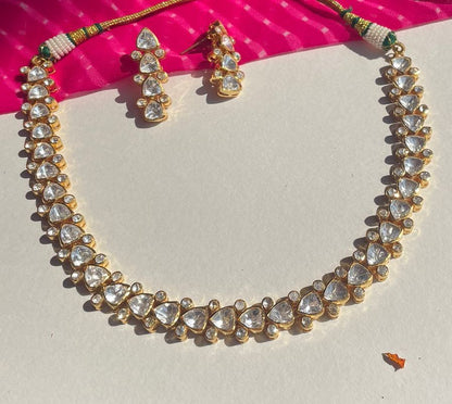 Delicate Polki Necklace