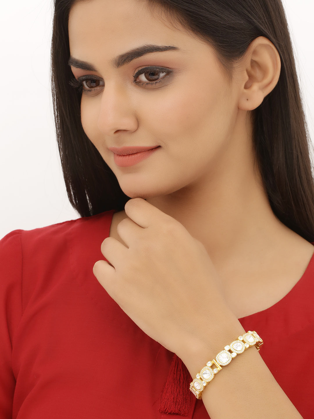 Open Setting Kundan Bangle