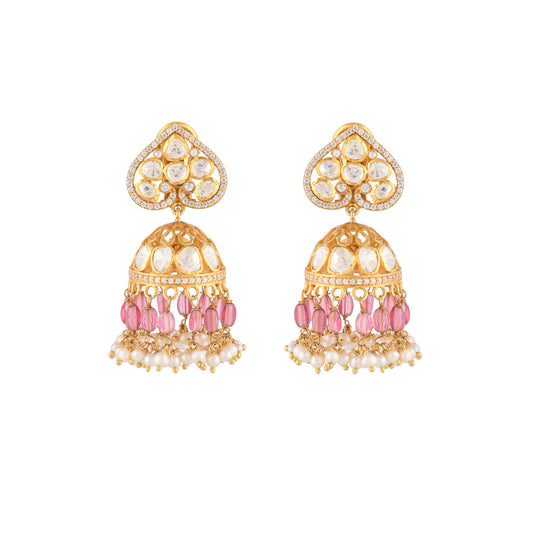 Polki Jhumkis