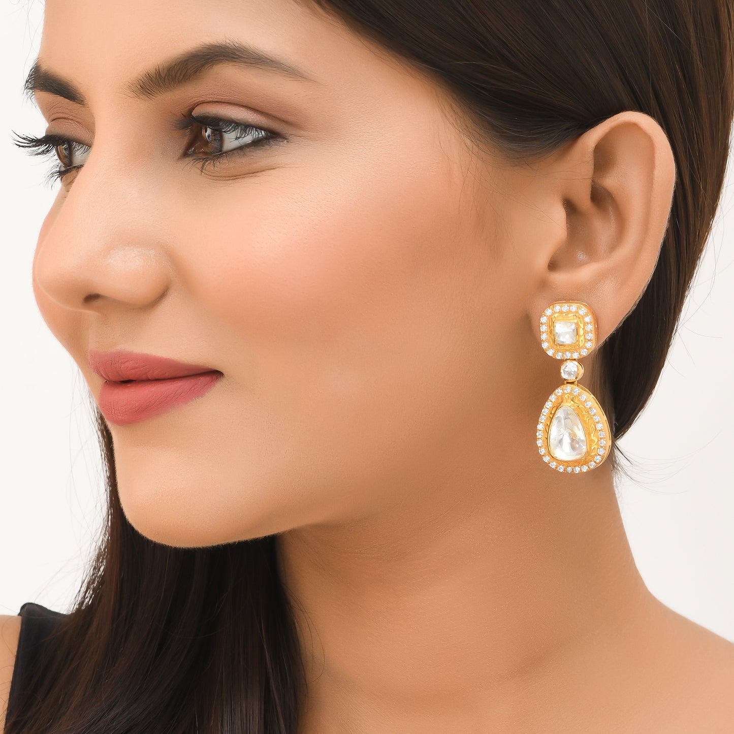 Classic Polki Earrings