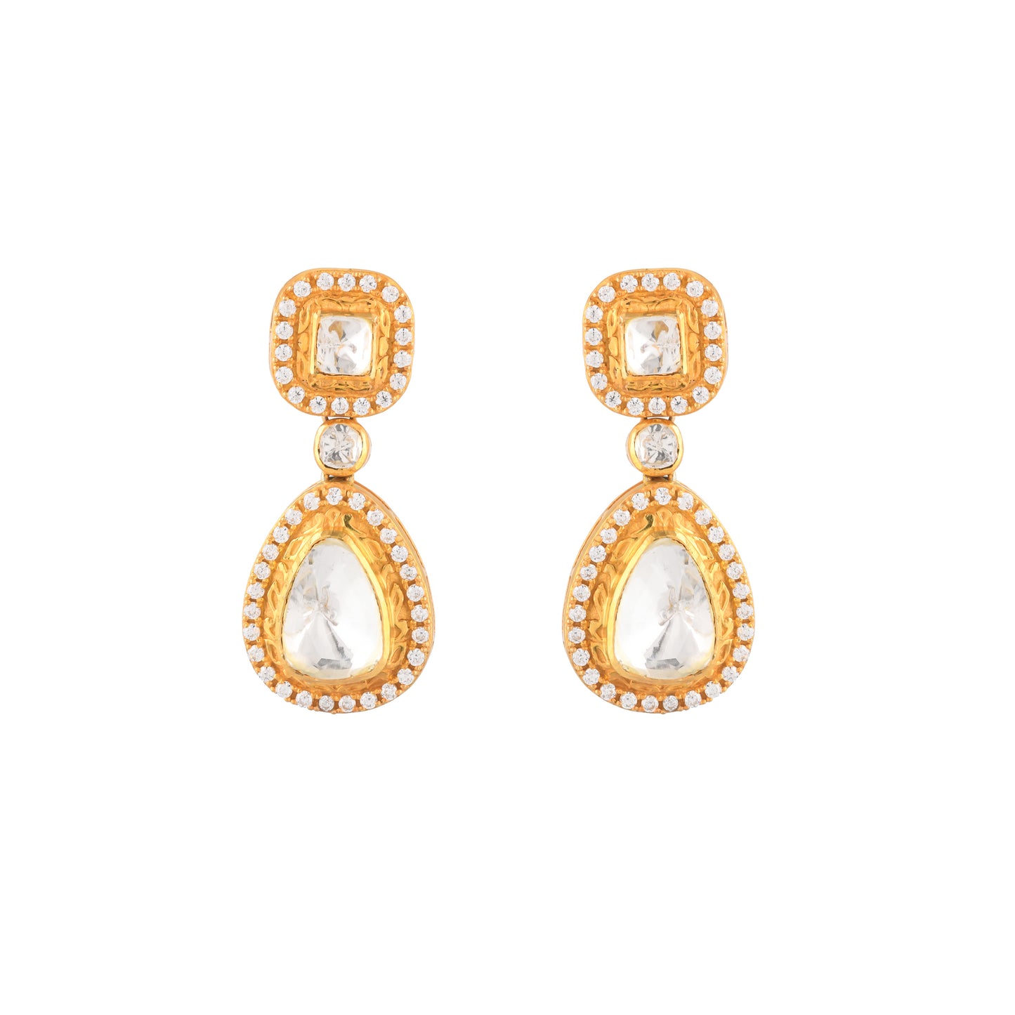 Classic Polki Earrings