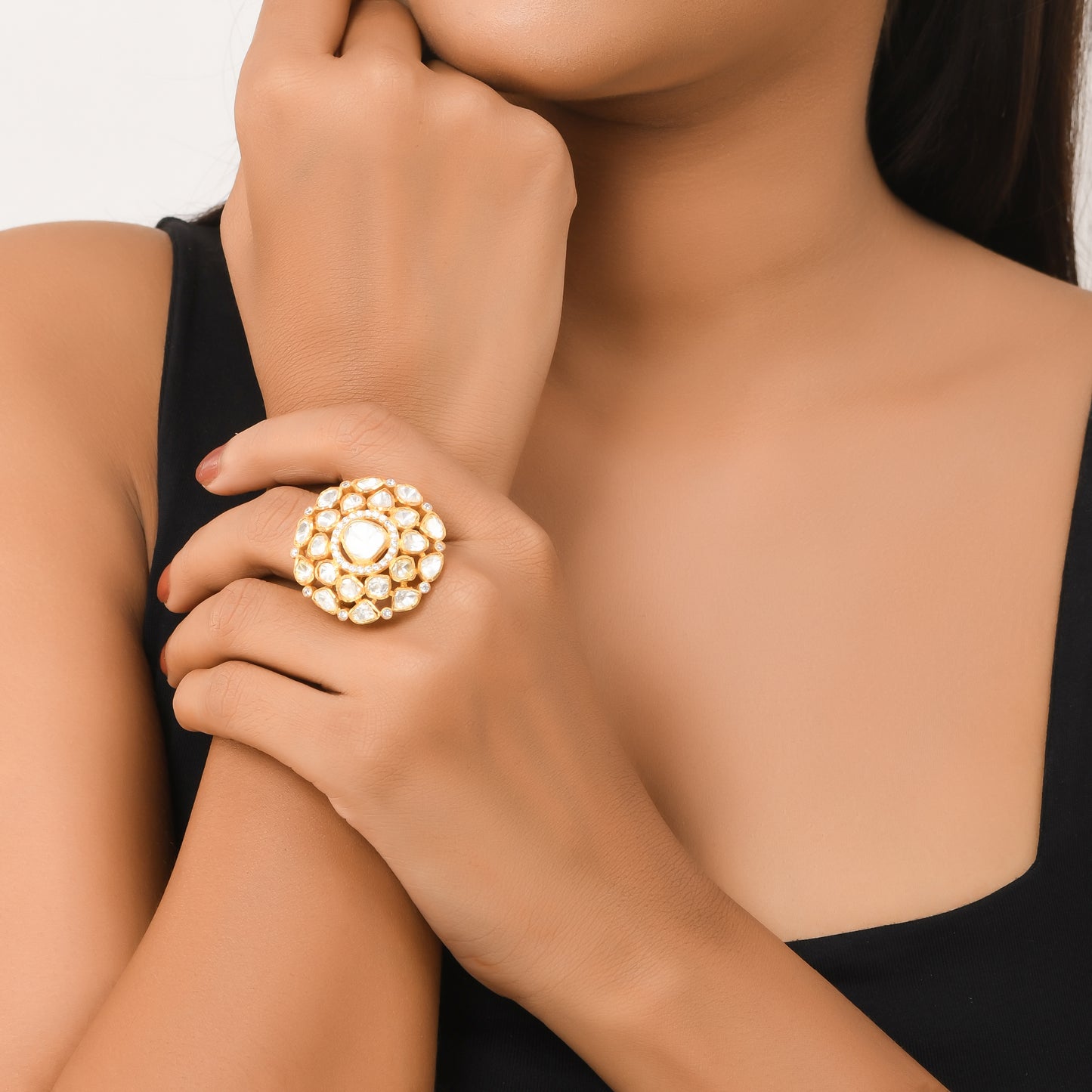 Statement Polki Ring