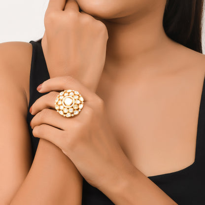 Statement Polki Ring