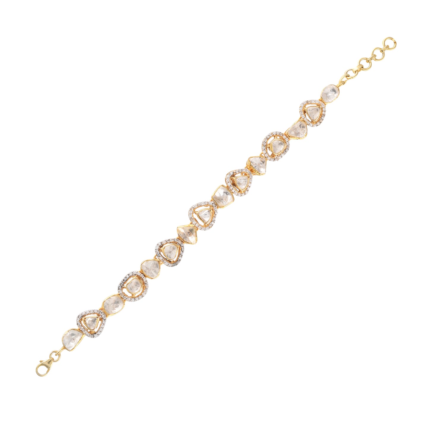 Polki Tennis Bracelet