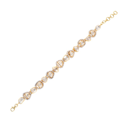 Polki Tennis Bracelet