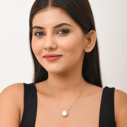 Solitaire Polki Necklace