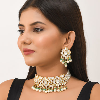 Royal Polki Necklace Set