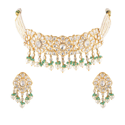 Royal Polki Necklace Set