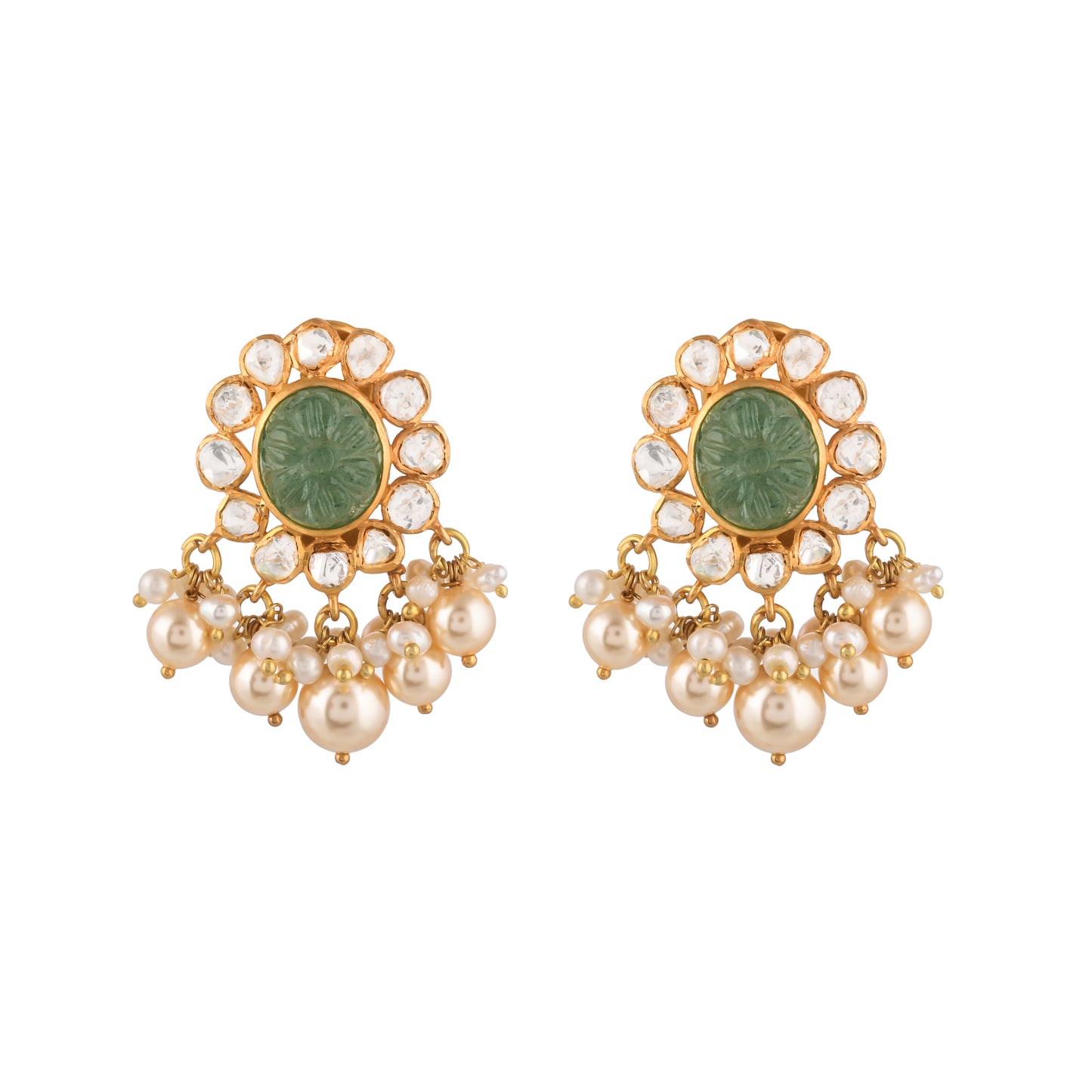 Emerald Polki Choker Set