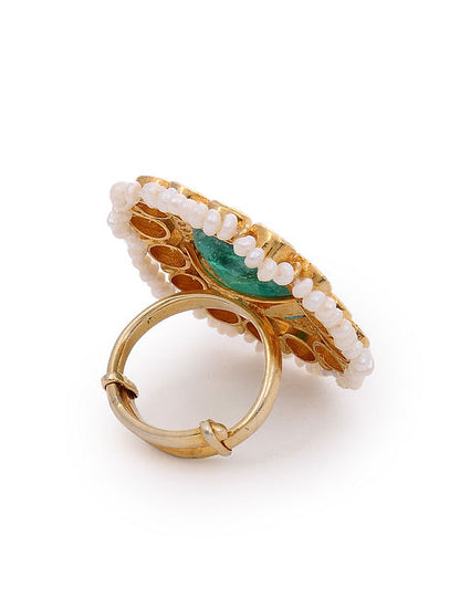 Polki Emerald Ring